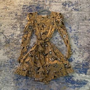 Ulla Johnson Nailah cotton blend minidress size 0